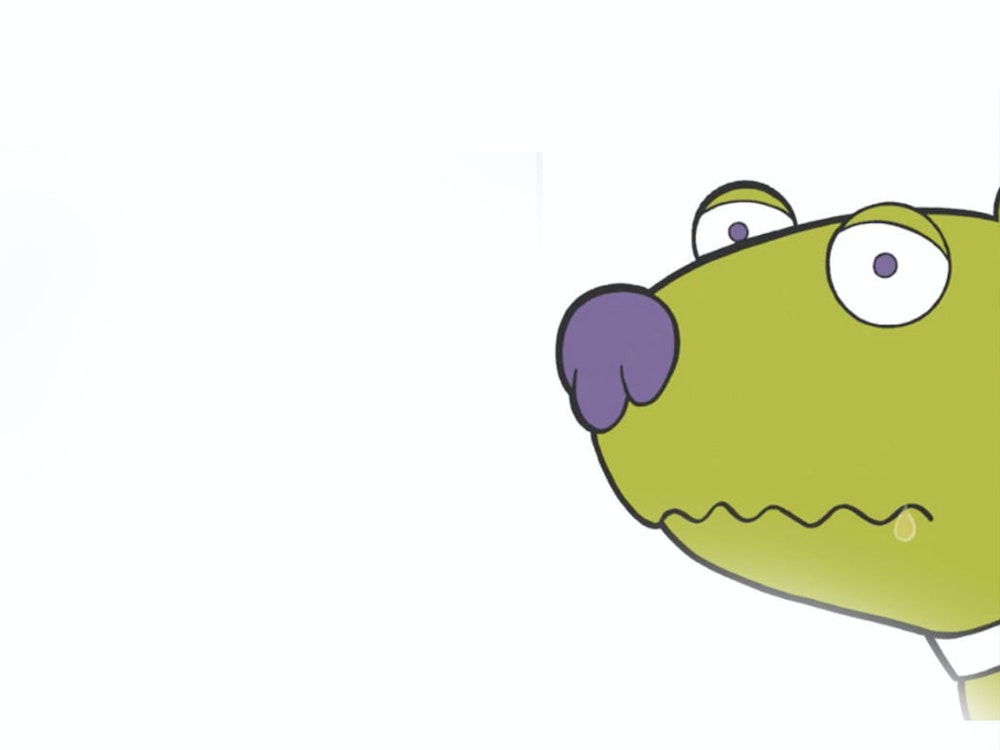 Cartoon dog from Cerenia campaign