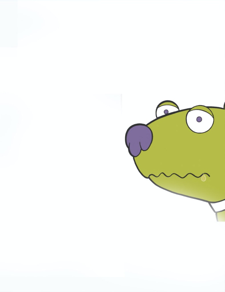 Cartoon dog from Cerenia campaign