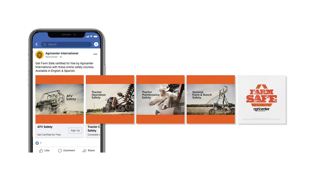 Farm Safe Facebook Carousel Ad