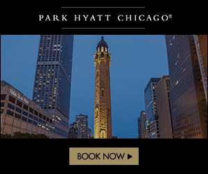 Example of static digital advertisement for Hyatt encouraging booking.